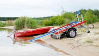 Kofferanhänger ungebremst mit Boot abschließbar 750 kg - Red Snapper